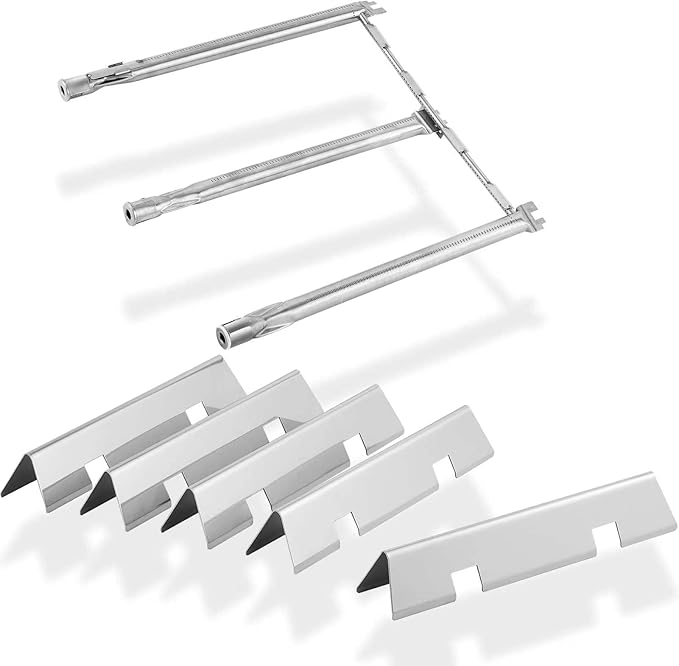 Charbrofire Spirit and Spirit II 300 Series 7636 Flavorizer Bars 69797 Burner Replacement Parts for Weber Spirit E310 E320 E330 S310 S320 S330 SP310 SP320 SP330 68950 Tube Burner Kit and More