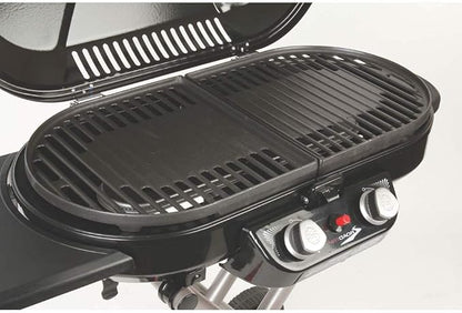 Uniflasy Cast Iron Grill Cooking Grates for Coleman Roadtrip Swaptop Grills LX LXE LXX, 2 Pack