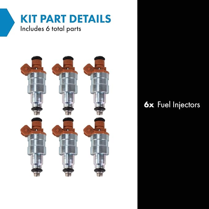 TRQ Fuel Injector Set | For 1994-2000 Town Country 2000 Voyager Dodge Caravan Grand Caravan Plymouth Grand Voyager