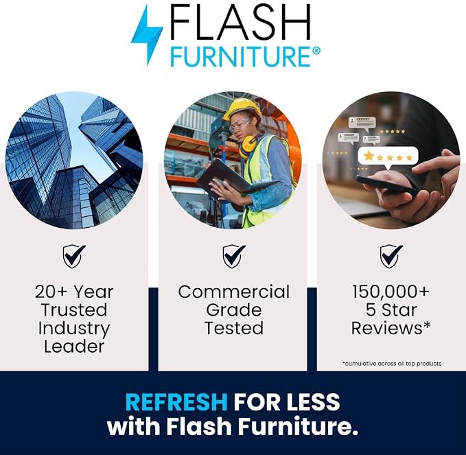 Flash Furniture Oia Commercial Grade 28" Square Coral Indoor-Outdoor Steel Patio Table