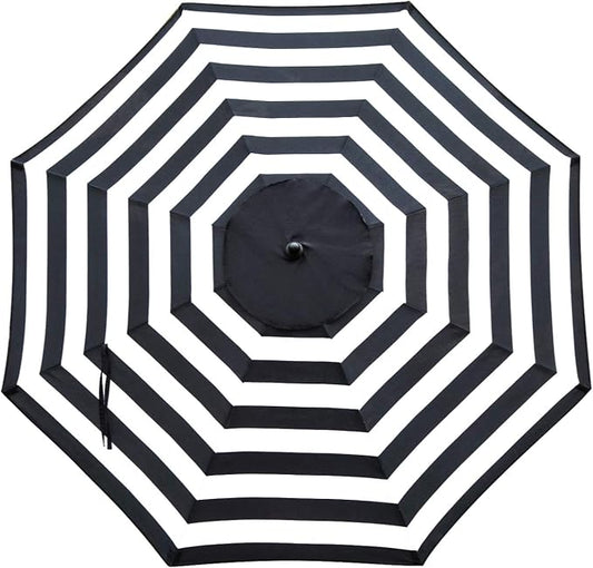 Sunnyglade 9ft Patio Umbrella Replacement Canopy Market Umbrella Top Outdoor Umbrella Canopy with 8 Ribs