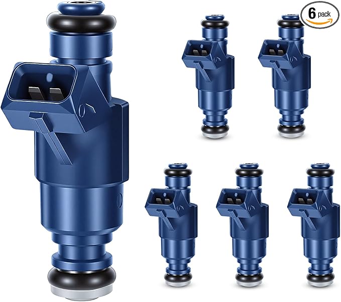 Fuel Injectors Set of 6 Compatible with Ford 2001-2003 Ranger Explorer Sport Trac Explorer Sport Fuel Injector Replacement for Mercury Mountaineer 4.0L Replace 0280156029