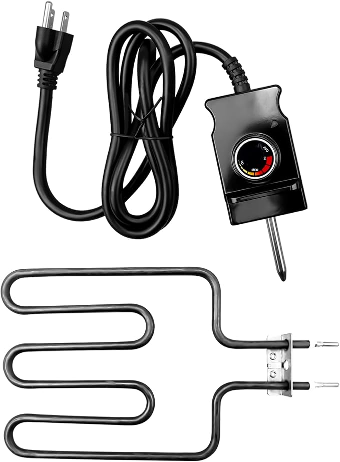 1400W Heating Element 9907150014 Fit for Masterbuilt Electric Smokers | Fit for Masterbuilt 20072817 20072917 20073017 20073716 with Adjustable Thermostat Controller