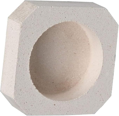 Efficient Radiates Heat -Reusable Ceramic Briquettes for Gas Grill, Ceramic Briquettes Replacement for Lynx L27, L30, CS30 Gas Grill,50 Pieces, 2" by 2" Each