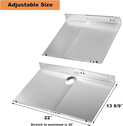 463344015 G460-2900-W2 Gas Tank Heat Shield Replacement Parts for Charbroil 3 4 Burner Advantage Performance TRU Infrared Gas2coal 463344015 463336818 463370719 G460-2900-W1 Firebox Parts