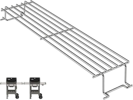 67026 Warming Rack for Weber GS4 Spirit 2 Grill Parts Spirit II E210 S210 E215 E220 S220, Replacement Parts for Weber Spirit II 2 Burner Grills Accessories with Up Front Control Stainless Steel