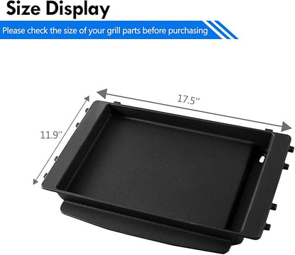 7658 Griddle Replacement Parts for Weber Spirit and Spirit II 200 300 Griddle Accessories E-310 E-210 Cast Iron Flat Top Insert Plate II S-310 S-210 E-330 S-330 E-220 E-320 Genesis Silver Grill Parts