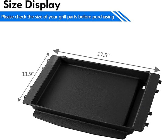 7658 Griddle Replacement Parts for Weber Spirit and Spirit II 200 300 Griddle Accessories E-310 E-210 Cast Iron Flat Top Insert Plate II S-310 S-210 E-330 S-330 E-220 E-320 Genesis Silver Grill Parts