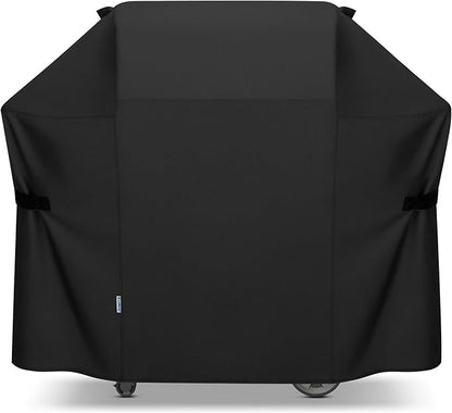 SunPatio 58 Inch Outdoor Grill Cover, Compatible for Weber Genesis II, Genesis 300 and II LX 300 Series Gas Grills, Heavy Duty Waterproof Barbecue Cover, Compared to Weber 7130, 58"W x 25"D x 44.5"H