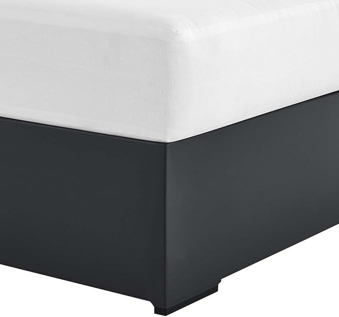 Modway Tahoe Powder-Coated Aluminum Outdoor Chaise Lounge in Gray White with Weather-Resistant Cushions, Modular Right-Facing Patio Lounger for Pool Furniture or Sectional Sofa Set