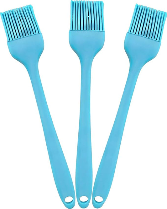 Blue Silicone Pastry Basting Brush - Food Grade BPA Free, Heat Resistant Up to 660°F/315°C, Dishwasher Safe Cooking Brush for Baking, BBQ, Grilling, Sauce,Butter,Cake & Bread
