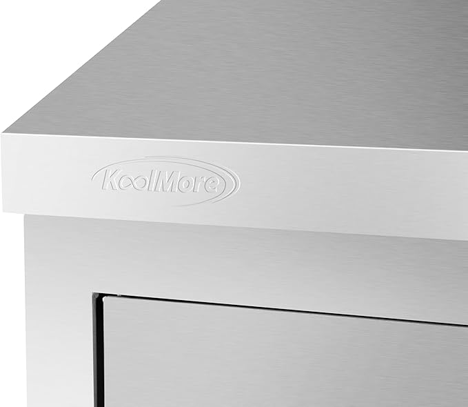 KoolMore 60 in. Stainless Steel Wall Cabinet with Hinged Doors, NSF Certified (KM-WMC-1560-S)