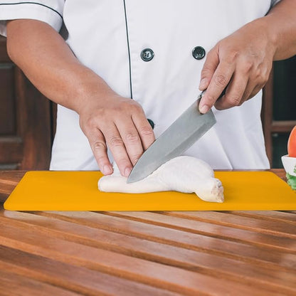 Dexas 4-Pack NSF Certified Polysafe Pastry Boards, 16 x 20 inches, Reversible Kitchen Cutting Board, Assorted Colors