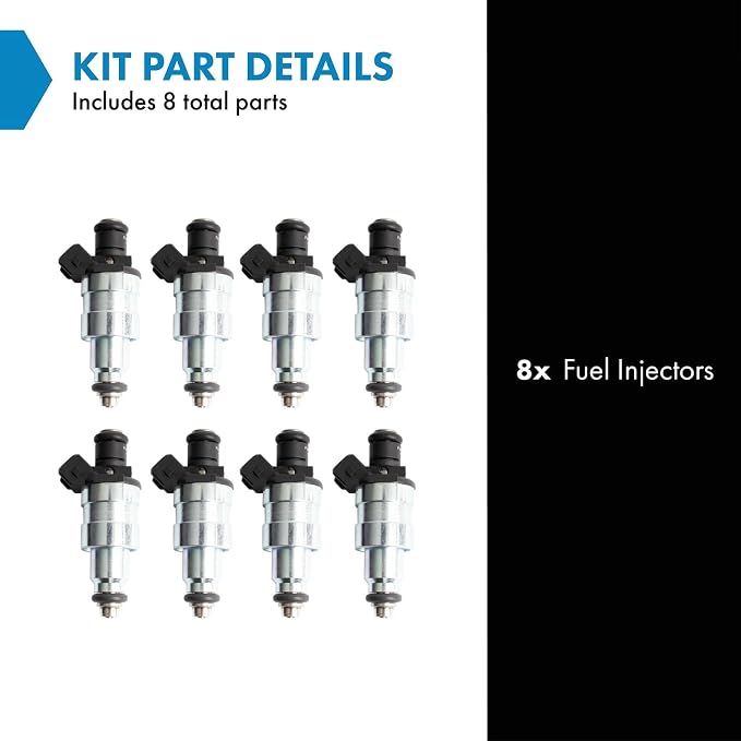 TRQ Fuel Injector Set | For 1987-1988 Chevrolet Camaro 1986-1988 Corvette Pontiac Firebird