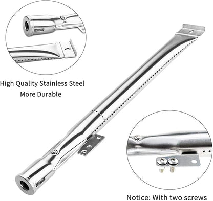 Grill Repair Kit for Nexgrill 720-0830H, 720-0783E, Kenmore 720-0830A, 122.33492410 Replacement Parts, Stainless Steel Burner Tubes, Heat Plates and Igniter Electrodes for BHG Grill 720-0783H, 4 Pack
