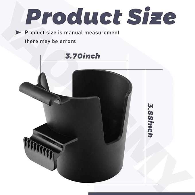 BAC707 Cup Holder Grill Accessory Compatible with Any Tra-Eger P-A L Grill, Fits Standard Plastic Cups and 12oz Cans and Bottles