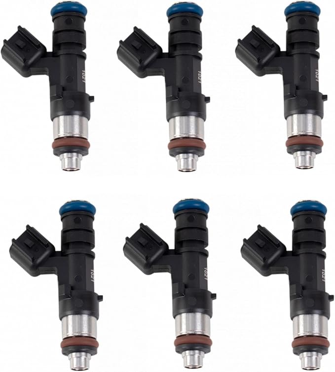 TRQ Fuel Injector Set 6 Piece | For 2006-2010 Ford Explorer 2007-2010 Explorer Sport Trac 2005-2010 Mustang 2005-2011 Ranger Mercury Mountaineer