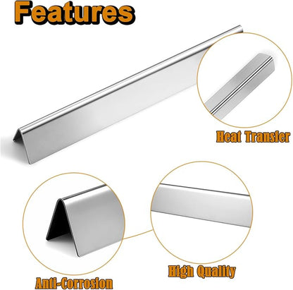 Genesis E-330 4 Burner Grill Replacement Parts for Weber Grill Parts Genesis S330 S-330 E330 EP330 330 Genesis 300 Series E-310 E310 7621 Flavorizer Bars 62753 Sear Burner Tube 65505 Heat Deflectors