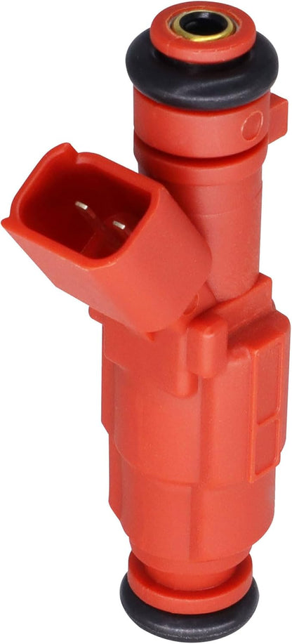 HiSport Fuel Injector 1PC Compatible with Hyundai Accent L4 1.6L 2006-2011,Kia Rio Rio5 L4 1.6L 2009-2011 Replace 35310-2E000 12 Holes