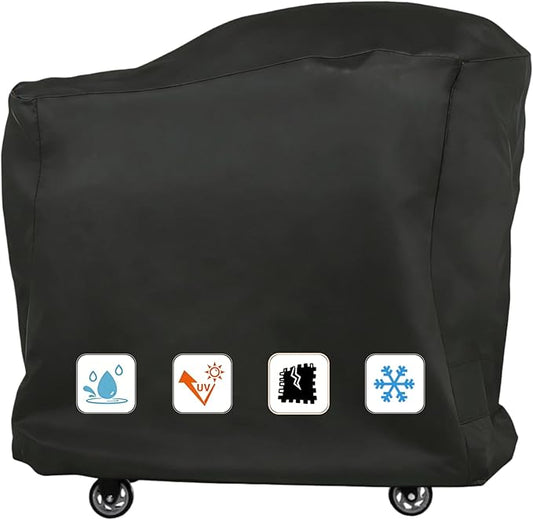 Grill Cover for Recteq RT-B380 Bullseye,Rec Tec RT-B380X Bullseye Deluxe Wood Pellet Grill - Heavy Duty Waterproof Fade Resistant Cover for Rectec Bullseye 380 Grill Accessories