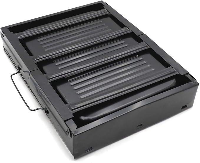 HongK- Small BBQ Barbecue Grill Large Folding Portable Charcoal Stove Camping Garden Outdoor [P/N: ET-COOK006-BK]