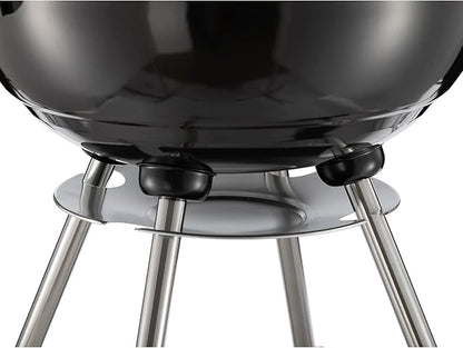 DOEWORKS Charcoal Grill 18” Original Kettle Round Barbecue Grill for Outdoor Picnic Backyard Camping