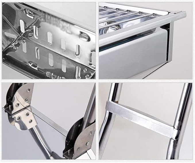 Charcoal Grill Stainless Steel Barbecue Grill Outdoor BBQ Stove Charcoal Barbecue Stove Outdoor Camping BBQ Grill BBQ Grill