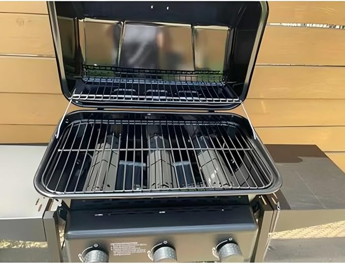 Grill Replacement Parts for 3-Burner Walmart Expert Grill 720-1049, Cooking Grate and Heat Plates Replacement Parts for Expert Grill Parts