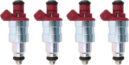 TRQ Fuel Injector Set | For 1991-1995 Jeep Cherokee 1991-1992 Comanche Wrangler