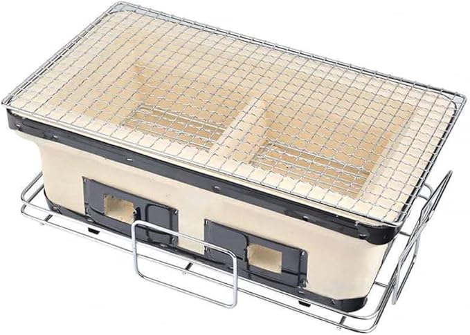 Charcoal Table Grid, Table Grid, Ceramic Charcoal Grill, Japanese Yakitori Barbecue Grill, Porous Ceramic Barbecue Barbecue