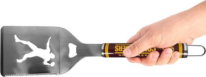 Siskiyou Sports NFL Washington Commanders 3 pc Steel BBQ Tool Set, One Size, Team Colors