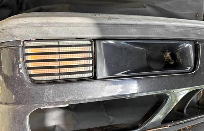 Front Signal Indicator Light Grille Cover for VW MK3 Golf Vento Jetta VR6 GTI