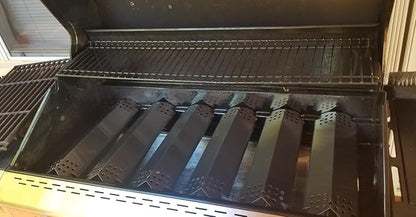 Grill Parts for Nexgrill 720-0830H 720-0830H 720-0830D 720-0783E 720-0783C for Nexgrill 5 Burner 720-0888, 720-0888N Heat Plates 17 Inches Cooking Grates for Nexgrill Replacement Parts 4 Burner