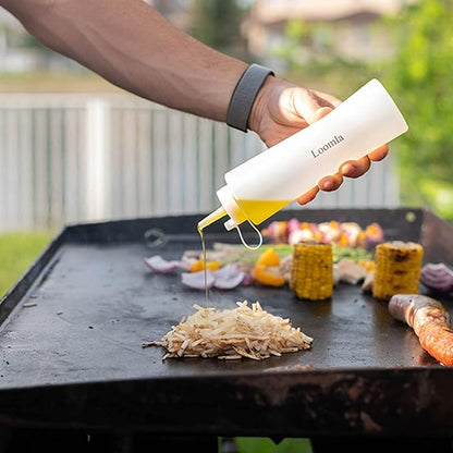Griddle Accessories for Blackstone,13 Pc Flat Top Grill Accessories with Scraper, Spatulas, Tongs, 2 Bottles, 4 Egg Rings, Griddle Spatulas Set, Stainless Steel BBQ Accessories for Camping