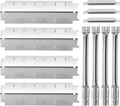 Criditpid Grill Replacement Parts for Charbroil 461442114 463441312 463441514. Stainless Steel BBQ Heat Shields, Burner Tubes and Crossover Tubes for Char-Broil 463440109 Gas Grill.