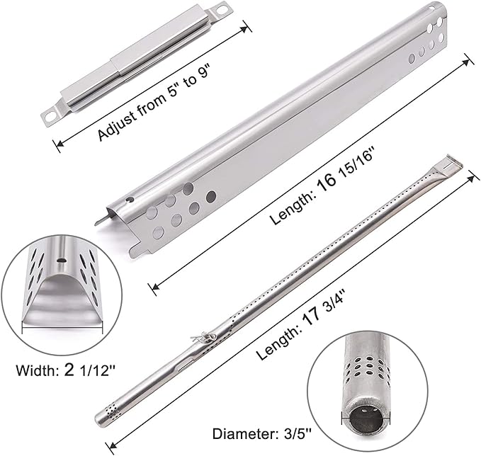 Repair Kit for Charbroil 463347519 463276517 463244819 463347518 463275517 463276617 463243518 463274619 463373019 Grill Replacement Parts