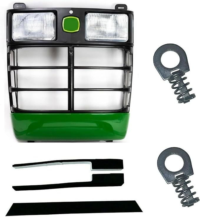 Replacement for John Deere Grille/Head Lights/Mounting Pad/Clips LVA11379 Fits 4210 4310 4410 OEM