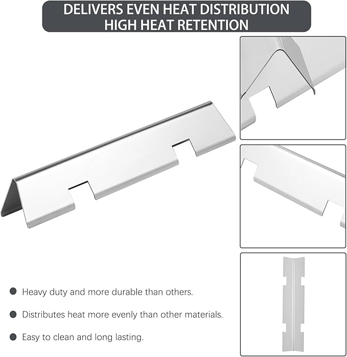 7635 Heat Plates 69785 Grill Burner Replacement Parts for Weber Spirit Parts Weber Spirit II 200 Series Burner Cover Spirit E210 E220 S210 S220 Spirit ii E-210 Grill Burner and More