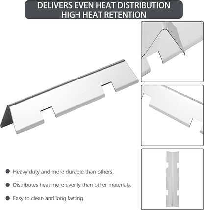 7635 Heat Plates 69785 Grill Burner Replacement Parts for Weber Spirit Parts Weber Spirit II 200 Series Burner Cover Spirit E210 E220 S210 S220 Spirit ii E-210 Grill Burner and More