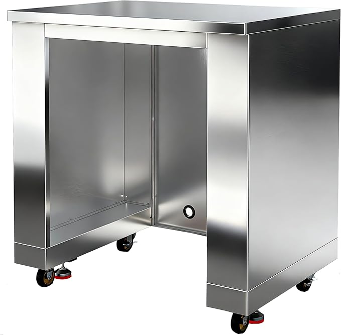 BODEGA 24Inch Stainless-Steel Outdoor Kitchen Cabinet for Beverage Refrigerator,freestanding & Under Counter Kitchen Appliance Cabinets Module is Designed to UnderCounter Beverage Cooler