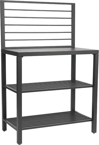 RTS Home Accents Outdoor Kitchen with Shelves