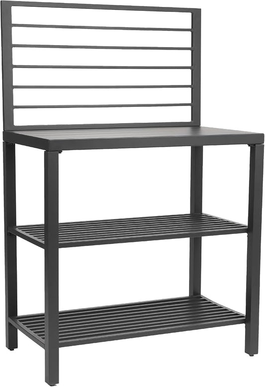 RTS Home Accents Outdoor Kitchen with Shelves
