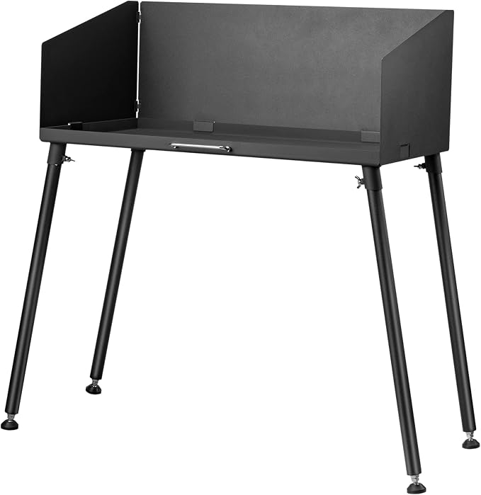 Stanbroil 30 Inch Camp Cooking Table with Foldable Three-Sided Windscreen | Perfect for Dutch Oven Cooking with Charcoal Briquettes and Food Preparation, Indoor and Outdoor Use