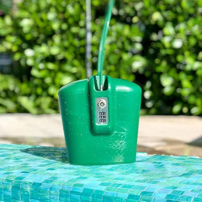 SAFEGO Portable Indoor/Outdoor Lock Box Safe with Key and Combination Access (Green)