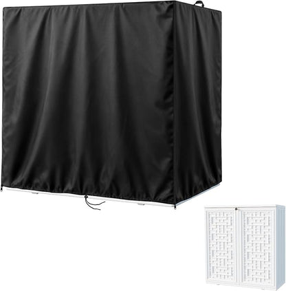 Kasla Outdoor Storage Cabinet Cover, 35"L×15"W×37"H | Heavy-Duty and Waterproof, Fits Storage Shelf, Storage Shed, Deck Box for Kitchen Patio Garden Organization and Storage