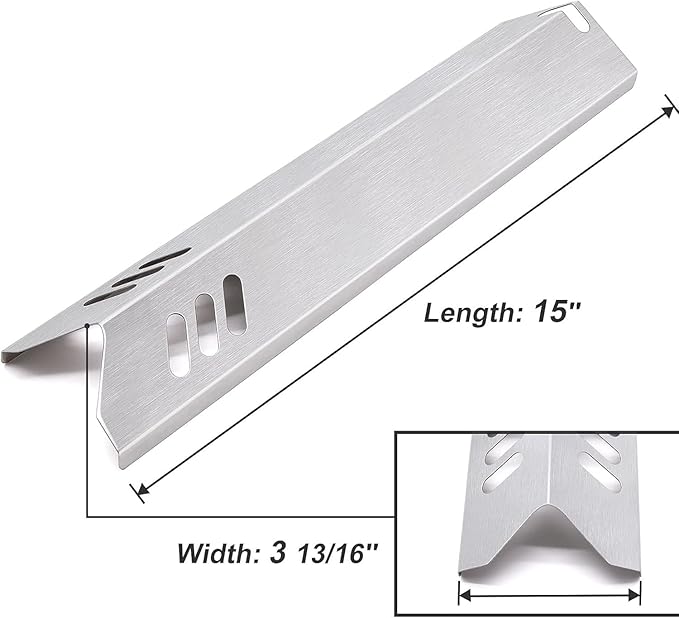 Grill Replacement Parts for Dyna Glo DGB610SSP DGF600SSP 6 Burner Grill Models, 6 Pack Heat Tents for Dyna Glo 70-01-608 70-01-179