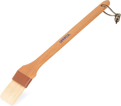 SPARTA Nylon Pastry Brush – 4037000 Pastry Brush for Baking Angled Boar Bristle Brush with Hardwood Handle and Epoxy-Set Bristles for Kitchens, Restaurants or Catering, Food Prep, 2in