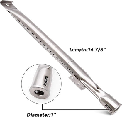 Grill Parts Kit Compatible with Nexgrill 720-0864M 720-0864 720-0830H Grills, 2 PCS Grill Flame Tamers & Igniters and Burners Replacement for Nexgrill Evolution 720-0864M, Nexgrill 720-0864