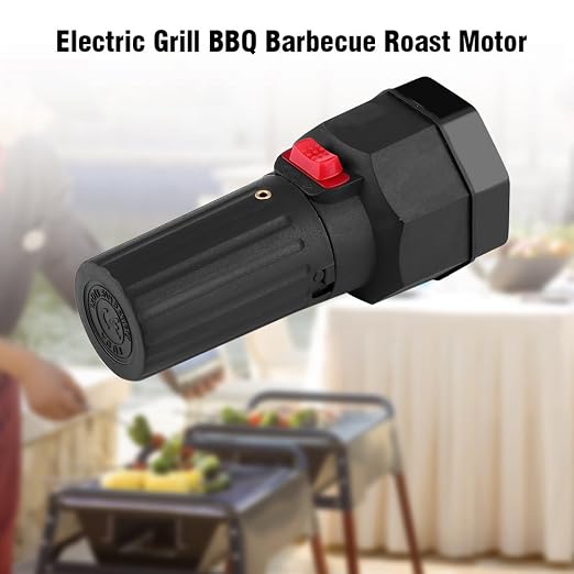 Barbecue Motor 1.5V Battery Operated Black Electric BBQ Grill Motor Roast Bracket Accessory