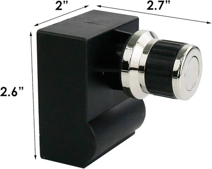 Uniflasy 4-Outlet Push Button Gas Grill Ignitor Kit for Nexgrill 720-0925P | For 720-0882A, 720-0896B/E 4/5/6-burner models; AA battery spark generator with 4 wires, 35.6 in insulated leads; check size